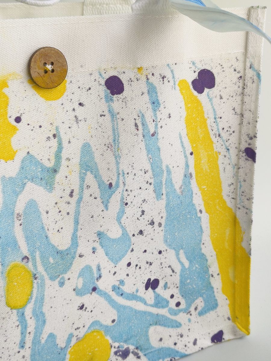 Sunlit Lagoon original studio detail view 2