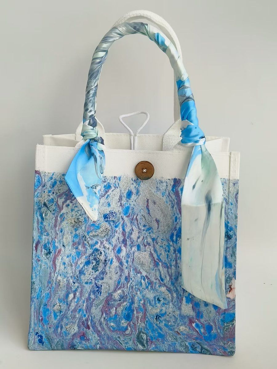 Blue Orbit original studio view with included scarf