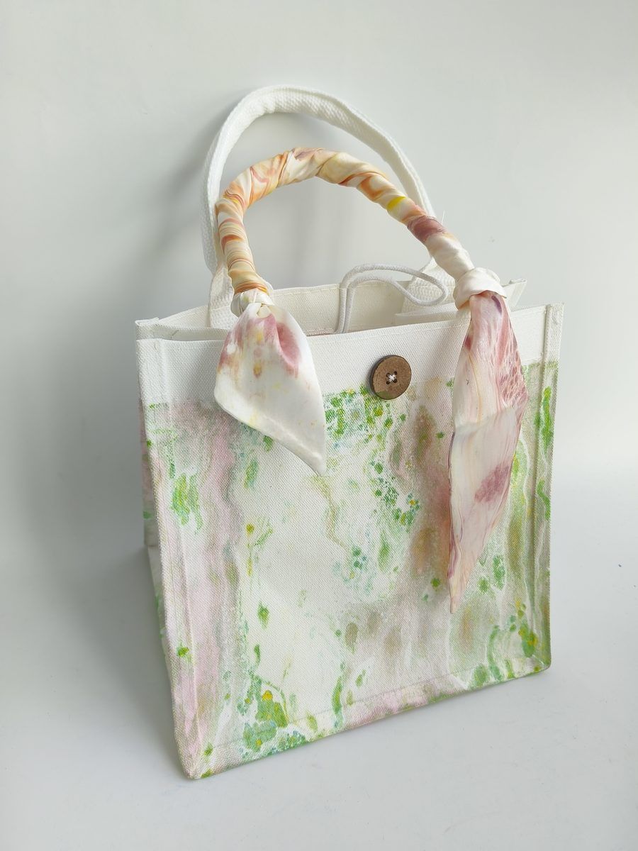 Spring Mist original front studio view with button closure